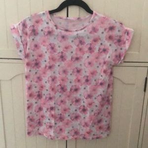 H&M PINK FLOWER PATTERNED TOP